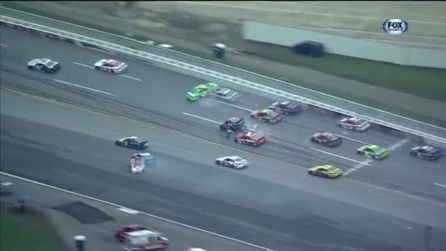 Watch NASCAR 2013 - Kurt Busch flips in big wreck at Talladega! - Aaron's 499 - 2013 Video