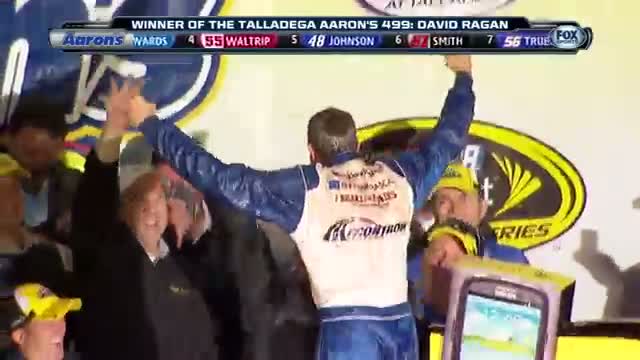 Watch David Ragan crowd surfs after win in Talladega - 2013 Video