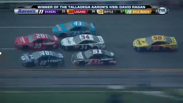 Watch NASCAR: Ragan wins Talladega Video