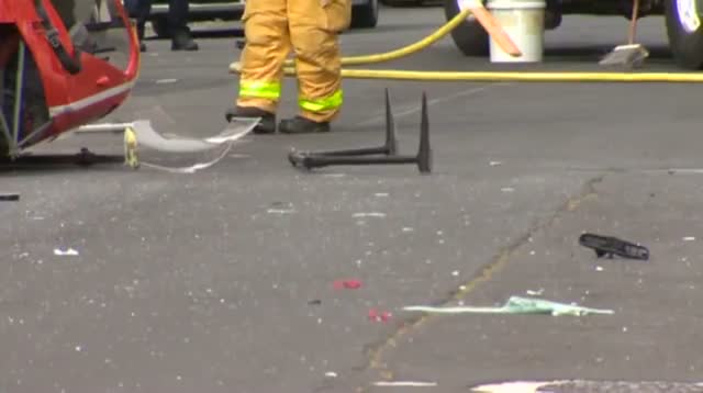 Watch Chopper Crash in Downtown Honolulu Video