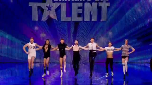 Watch Glambassadors high kicking dancing - Week 5 Auditions - Britain's Got Talent 2013 Video
