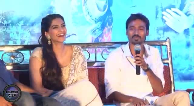 Watch Raanjhanaa actor Dhanush FUNNY moments with Sonam Kapoor! Video