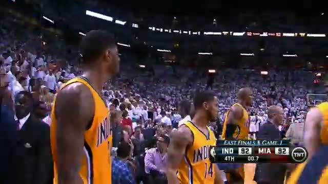 Watch NBA: Paul George's 3-pointer forces OT in Game 1! Video