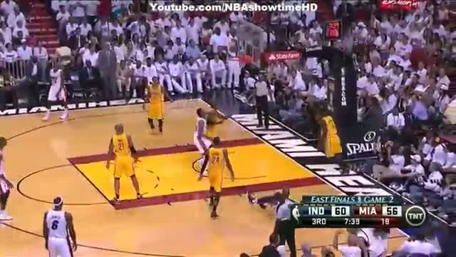 Watch Top Plays of the Night - Pacers vs Heat - May 24, 2013 (Game 2) - NBA Eastern Finals 2013 Video