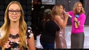 Watch NEWS REPORT- MARIAH CAREY WARDROBE MALFUNCTION ON GMA Video
