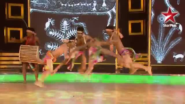 Watch India's Dancing SuperStar - Ep 9 - BB Performing Arts perform a tribal dance Video