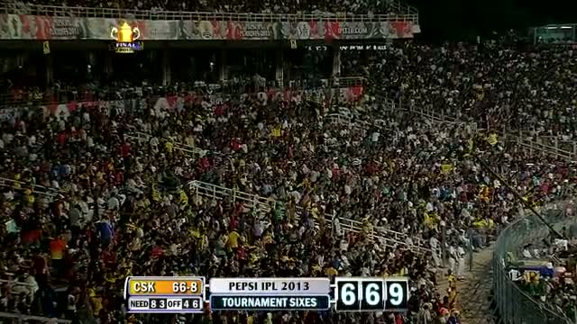 Watch Sixes - MI vs CSK - PEPSI IPL 6 FINAL Video