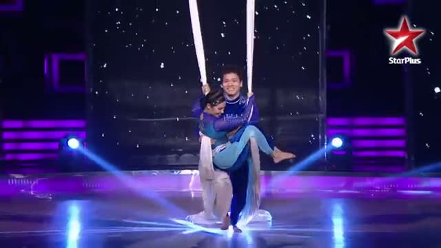 Watch India's Dancing SuperStar - Ep 10 - Aerial act by Palden and Khyati Video