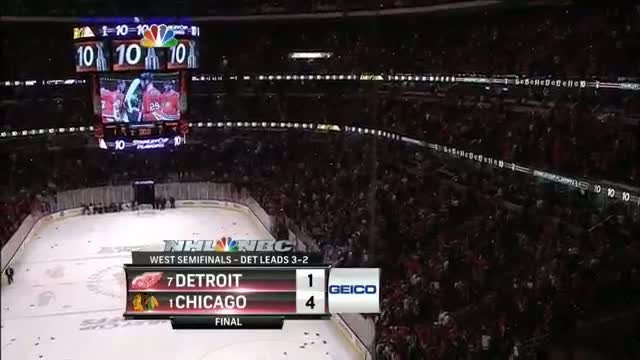 Watch Last 1.5 minutes of 3rd period. May 25 2013 Detroit Red Wings vs Chicago Blackhawks NHL Hockey Video