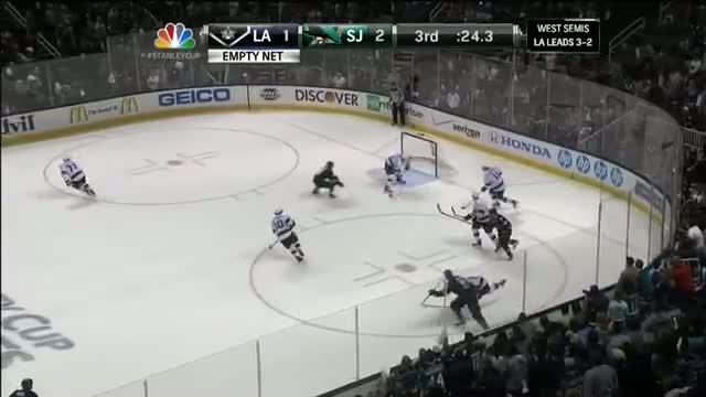 Watch Last 1.5 mins of 3rd period. May 26 2013 LA Kings vs SJ Sharks NHL Hockey Video