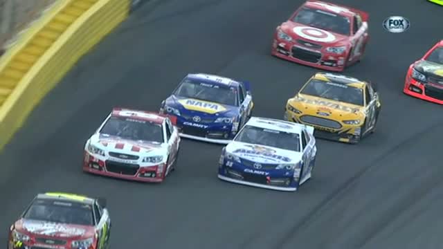 Watch Coca-Cola 600 Race Delayed When TV Cable Falls Onto Track Video