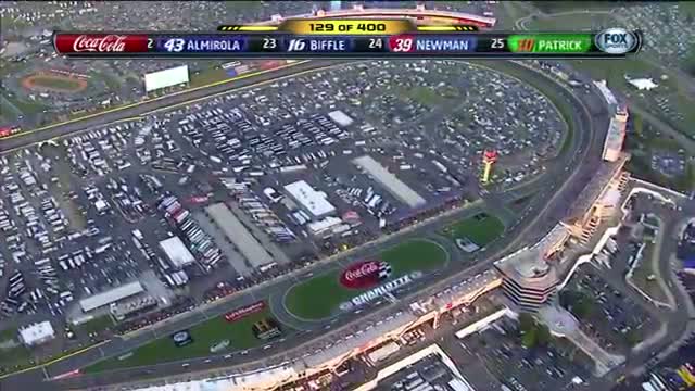 Watch NASCAR's Reaction to Cable Falling onto Track at Coca-Cola 600 Video