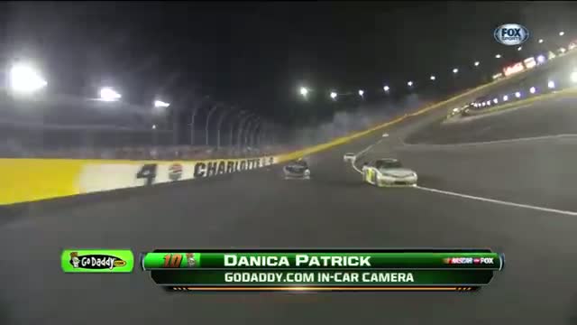 Watch Danica Patrick Crashes at Coca-Cola 600 in Charlotte (In-Car Camera) Video