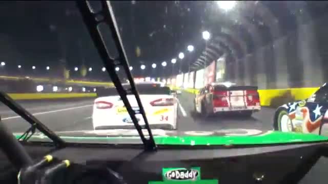 Watch Danica and Keselowski collide at Charlotte Video