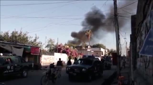Watch Bombing at Afghan Red Cross Building Video
