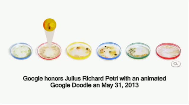 Watch Julius Richard Petri: Google celebrates birth of inventor of the petri dish Video