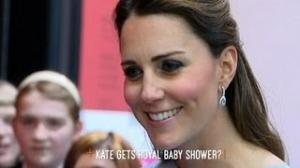 Watch Kate Middleton Preps for Royal Baby Shower Video