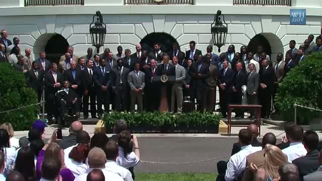 Watch President Obama Honors Superbowl XLVII Champion Baltimore Ravens Video
