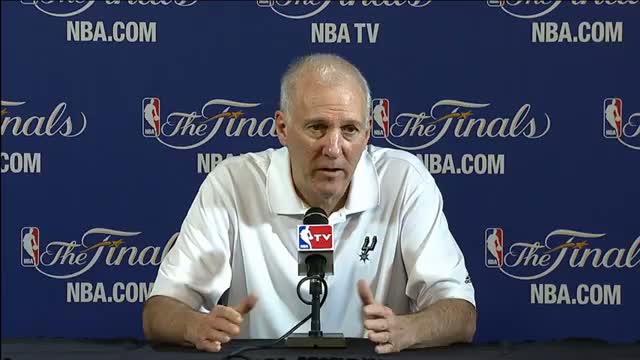 Watch Gregg Popovich NBA Finals Press Conference: Tim Duncan's Legacy Video
