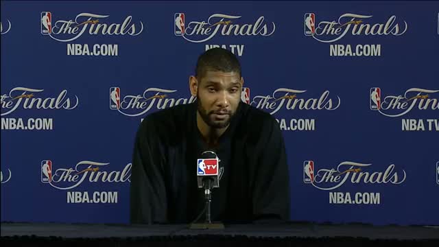 Watch Tim Duncan NBA Finals Press Conference: Facing the Miami Heat Video