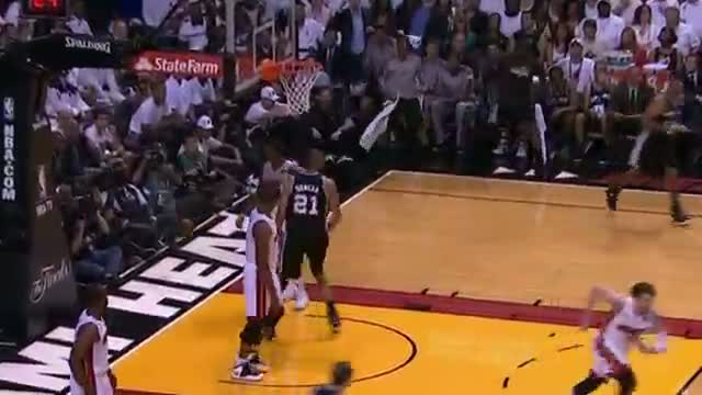 Watch NBA Top 5 Plays of the Night: Spurs at Heat Finals Game 2! Video