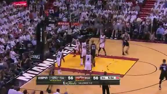 Watch NBA Finals 2013: San Antonio Spurs Vs Miami Heat Game 2 Highlights (1-1) Video