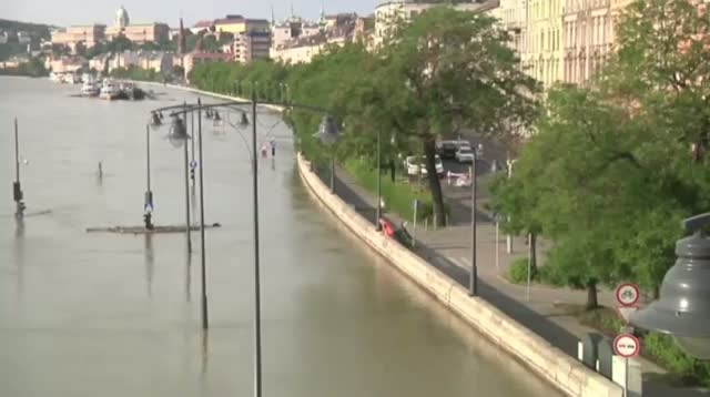 Watch Floodwaters Going Down in Hungary Video
