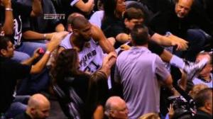 Watch NBA: Tim Duncan's BIG hustle play ignites Spurs in 3rd quarter! Video