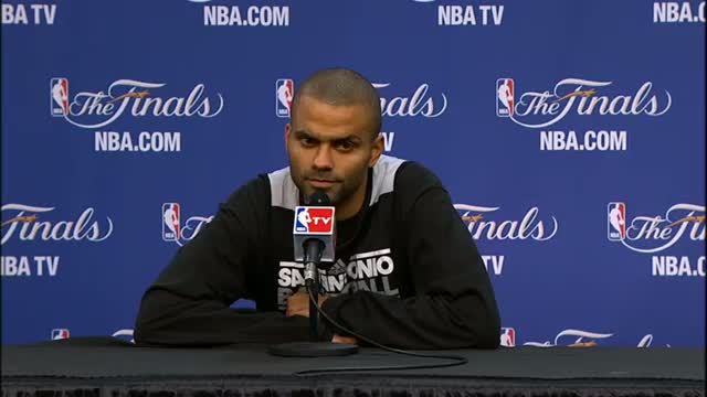 Watch Tony Parker Finals Press Conference: Injury Status and Game 4 Video