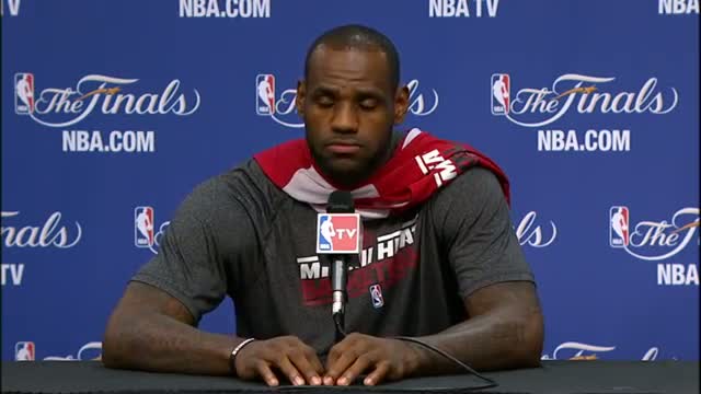 Watch LeBron James Finals Press Conference: Adjustments for Game 4 Video