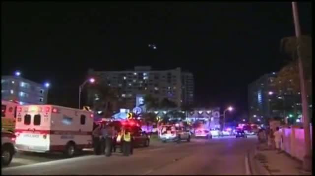 Watch Miami Sports Bar Deck Collapse Video