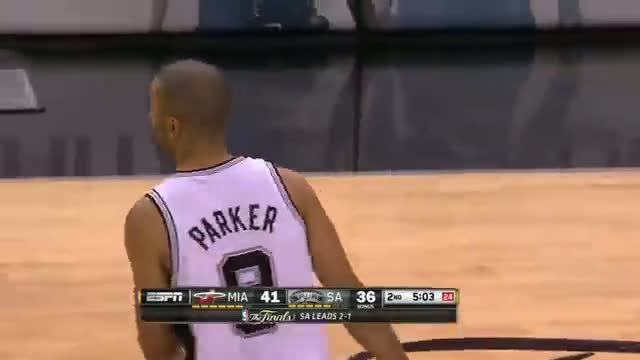 Watch NBA: Tony Parker's Drive, Spin, and Dish Video