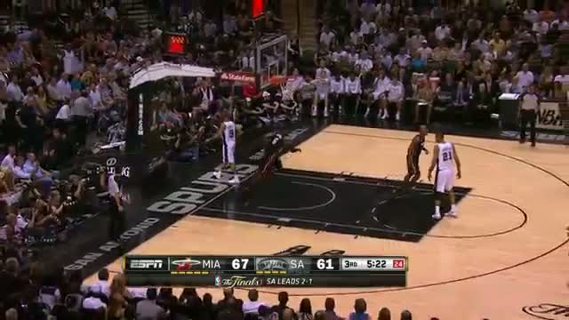 Watch NBA: Miami's Big 3 Deliver in Game 4 Video