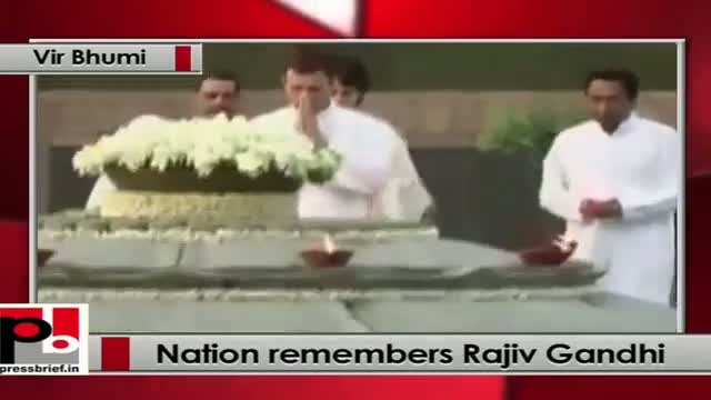 Watch Nation pays homage to Rajiv Gandhi on his 22nd death anniversary Video