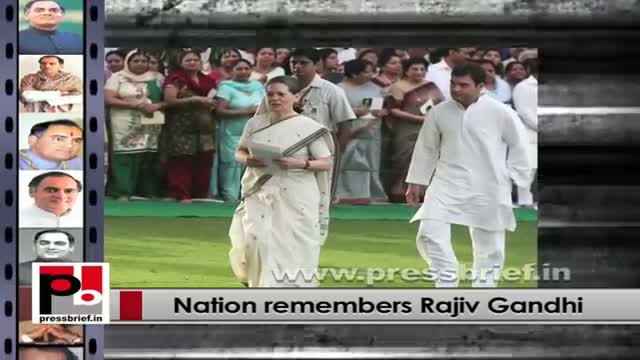 Watch Prez, PM, Sonia Gandhi, Rahul Gandhi pay homage to Rajiv Gandhi on his death anniversary Video