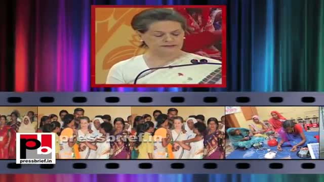 Watch Sonia Gandhi speech at Aajeevika Diwas 2013 in New Delhi Video