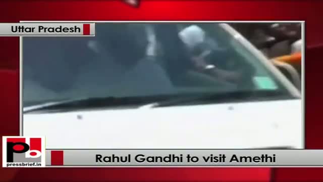 Watch Rahul Gandhi to visit Amethi 13th June 2013 Video