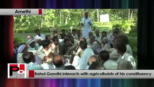 Watch Rahul Gandhi interacts with agricultrists of his constituency Video