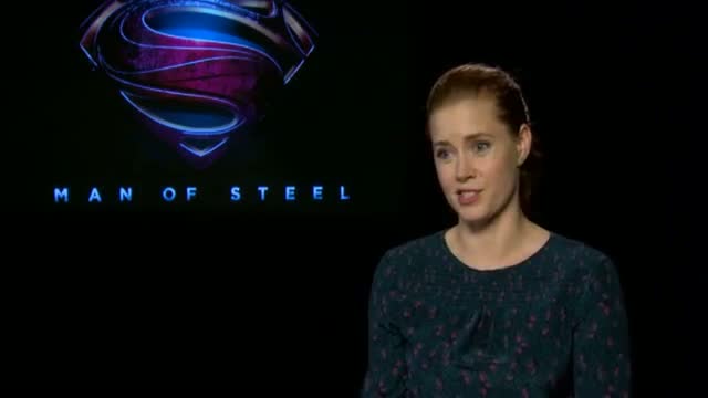 Watch Man of Steel interview: Amy Adams talks playing Lois Lane and coping with Henry Cavill's hotness Video