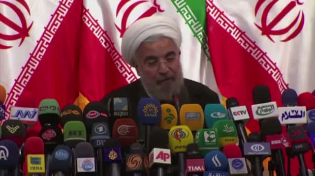 Watch Iran's Rowhani Urges 'Path of Moderation' Video