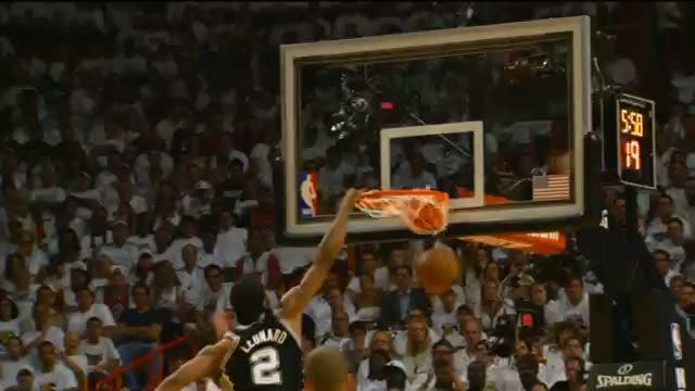 Watch Phantom: Leonard's Game 6 dunk on Miller from all angles! Video