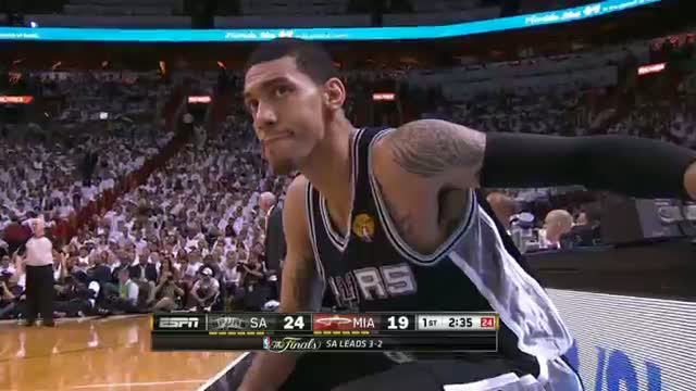 Watch NBA: Tim Duncan's 25-point 1st half in Game 6! Video