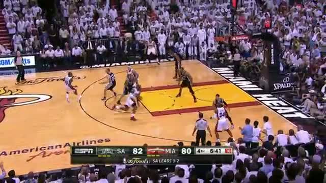 Watch Top 10 Plays of the Night: NBA Finals Game 6 Spurs at Heat Video