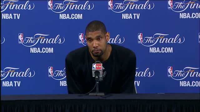 Watch Tim Duncan NBA Finals Press Conference: "We'll All Be Ready" Video