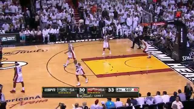 Watch NBA: Gary Neal's desperation 3-pointer in Game 7! Video