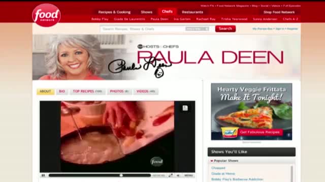Watch Food Network Not Renewing Paula Deen Contract Video