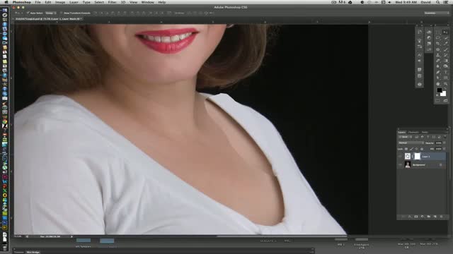 Watch Removing a pesky bra strap using Photoshop CS6 Video