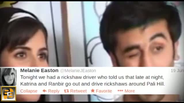 Watch Ranbir Kapoor & Katrina Kaif's Secret RICKSHAW RIDE Video