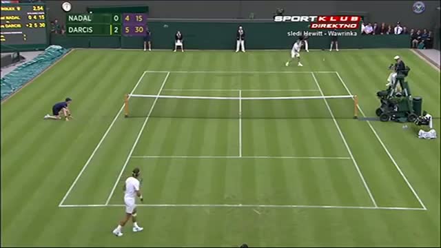 Watch Steve Darcis beats Rafael Nadal 1st Round - Wimbledon 2013 Video