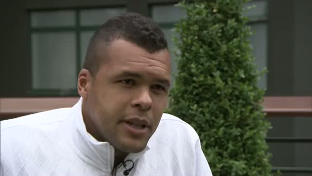 Watch Catching up with Jo-Wilfried Tsonga at Wimbledon 2013 Video